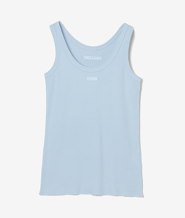 【別注】FAITH MILLS/ロゴ刺繍サーマルタンクトップ