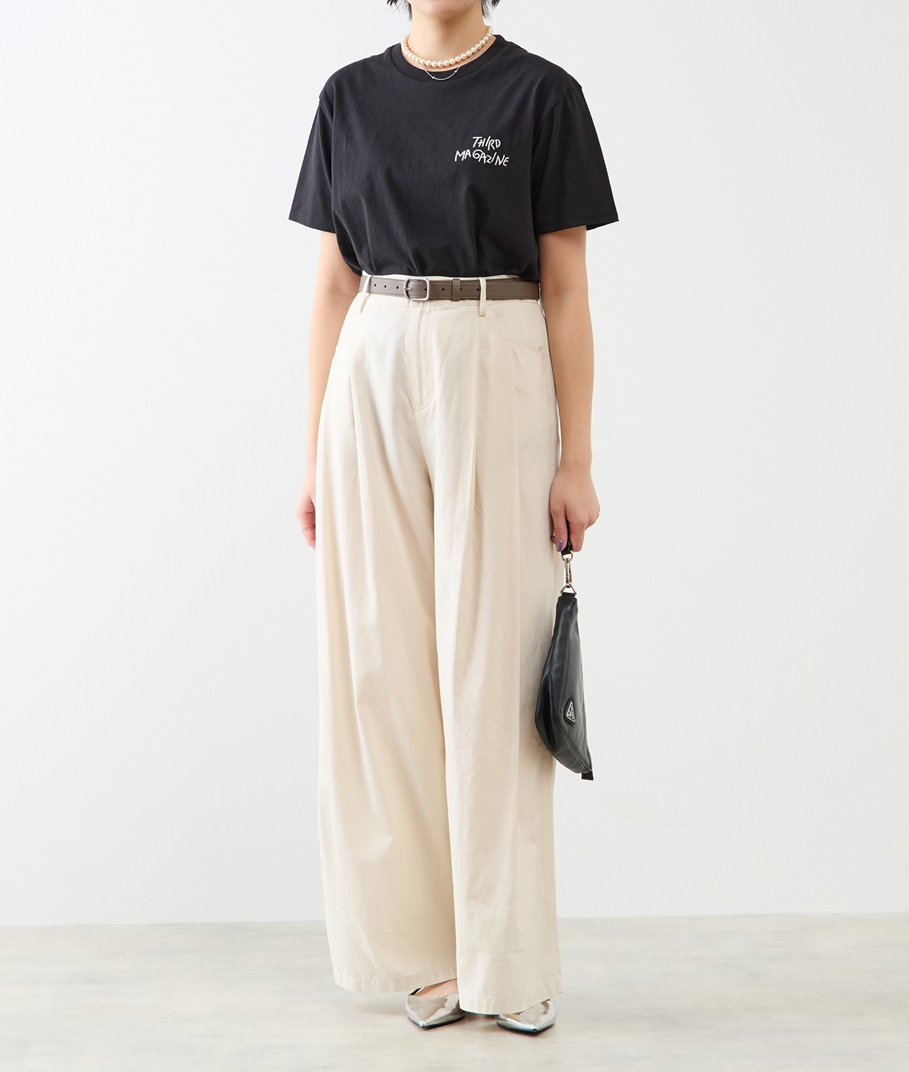 【予約】【別注】FRUIT OF THE LOOM/ロゴ刺繍パックT(2枚セット) 詳細画像 White×Black 1