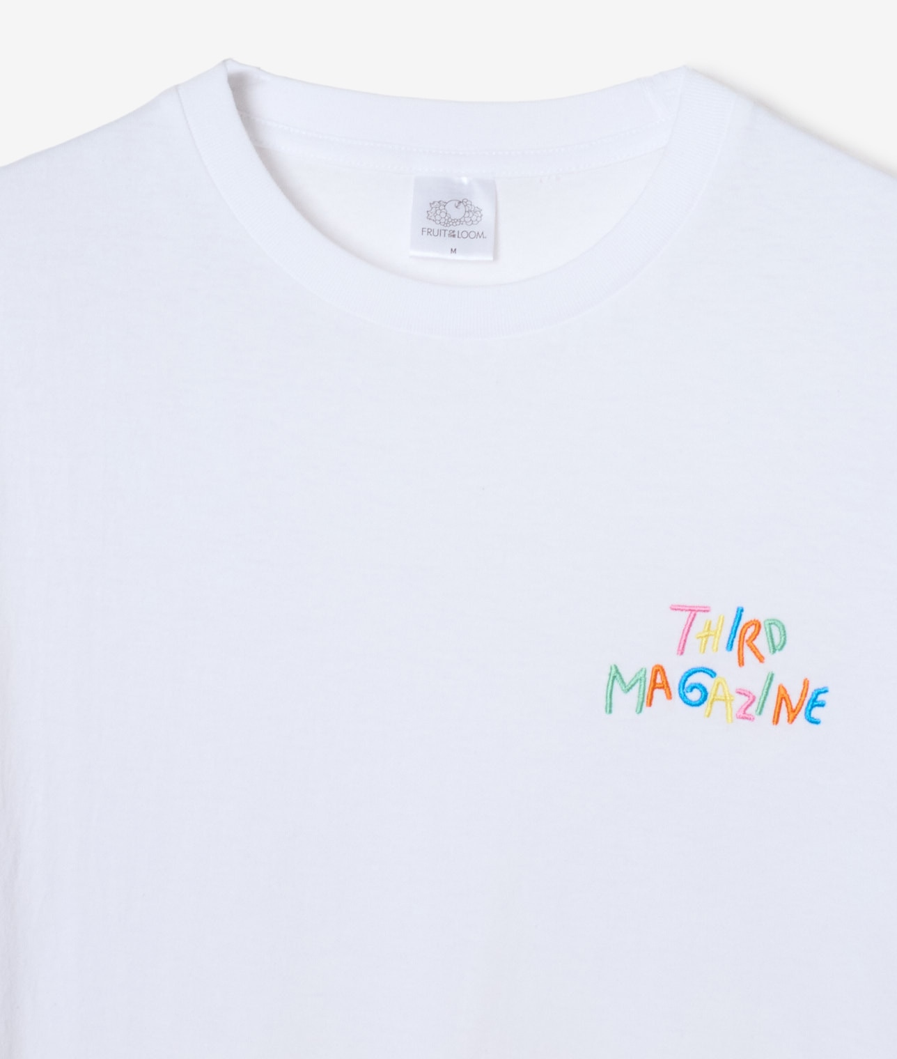 【予約】【別注】FRUIT OF THE LOOM/ロゴ刺繍パックT(2枚セット) 詳細画像 White×Black 4