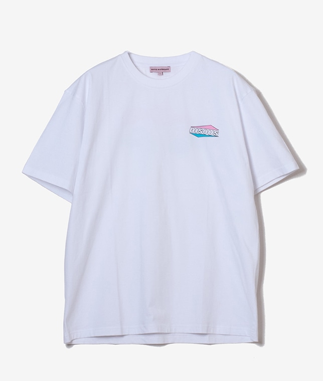 BISOUS SKATEBOARDS/フラッグロゴTシャツ