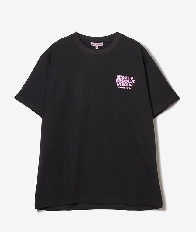 BISOUS SKATEBOARDS/3連ロゴTシャツ