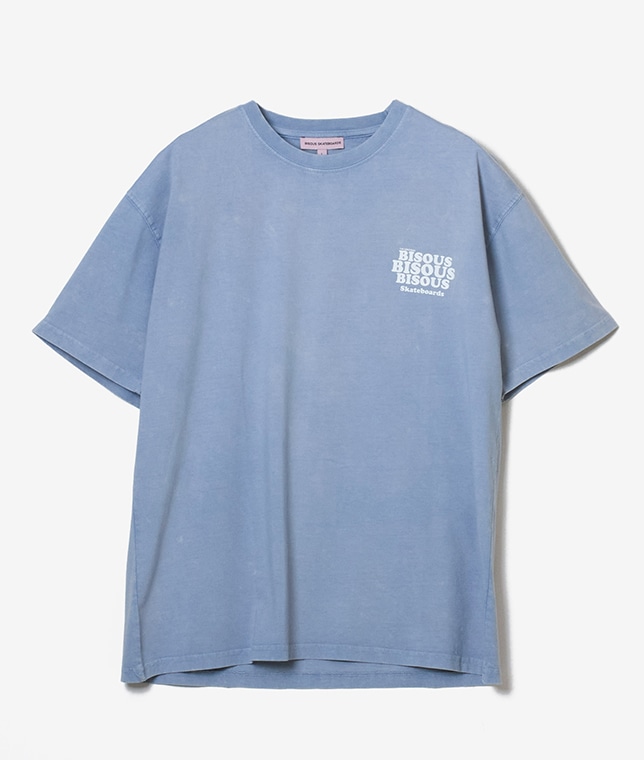 BISOUS SKATEBOARDS/3連ロゴTシャツ