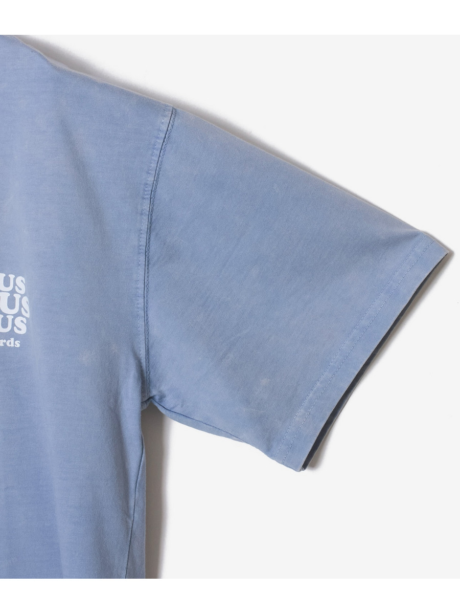 MOU カットソー　イタリア製　M ライトブルー BISOUS SKATEBOARDS/3連ロゴTシャツ(A0862UTS324)｜THIRD MAGAZINE