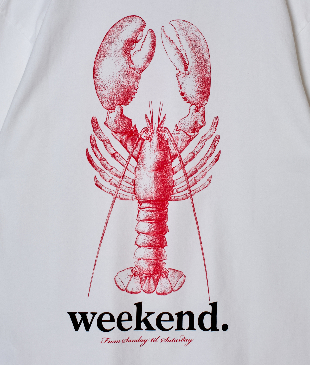 POCKIES/Lobster Weekend TEE 詳細画像 WHITE 4