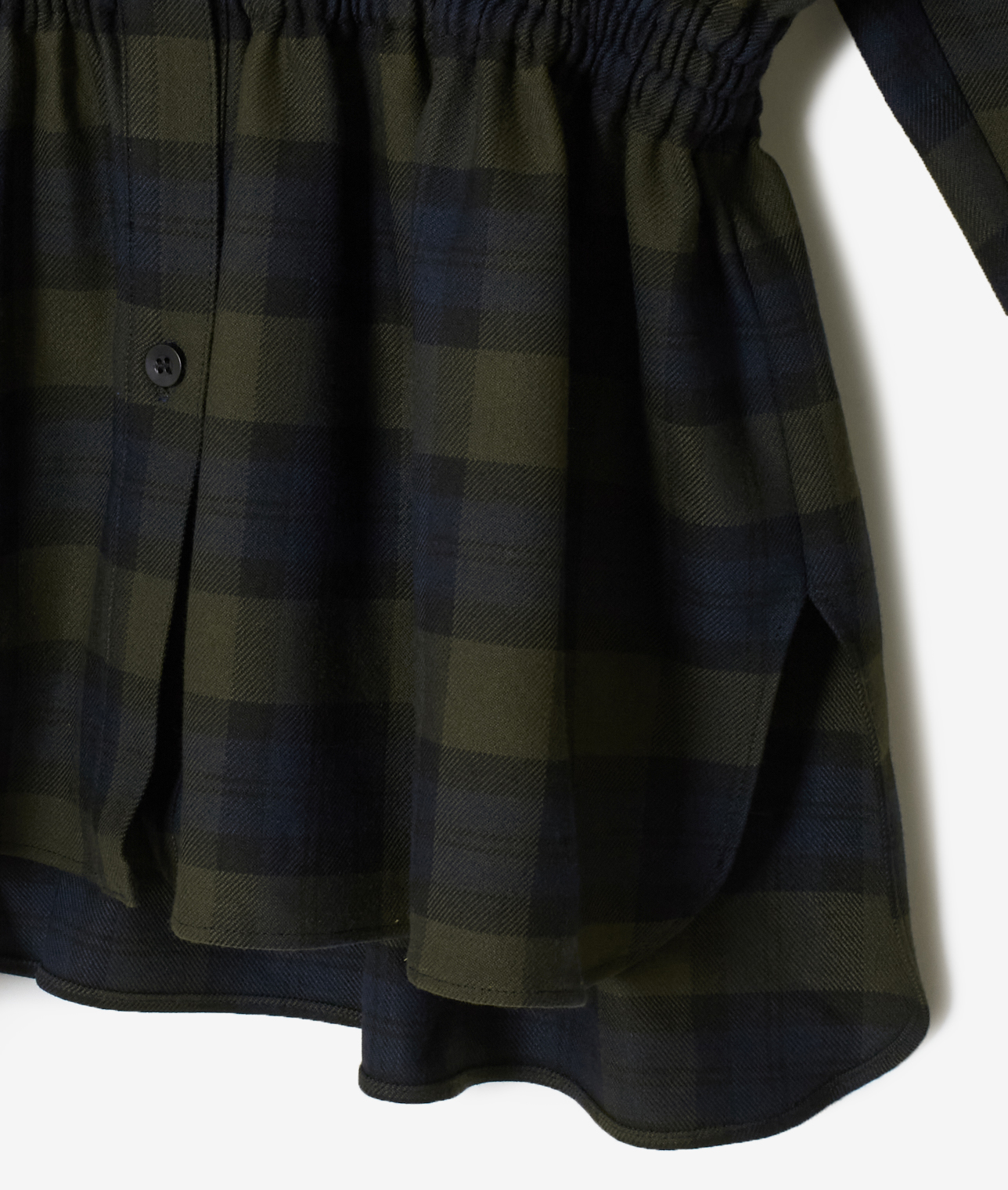 チェックシャーリングシャツ 詳細画像 グリーン 10