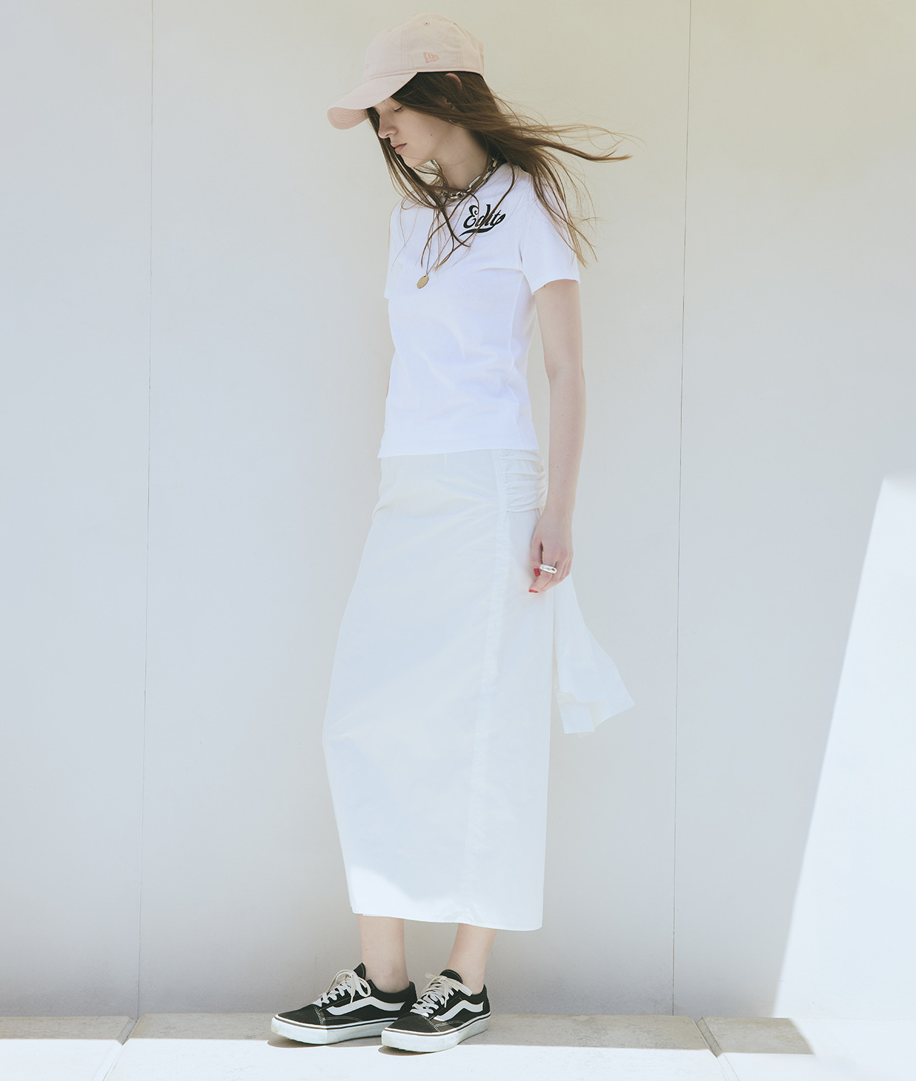 【コラボ】「Edit」ロゴTシャツ 詳細画像 レッド 2