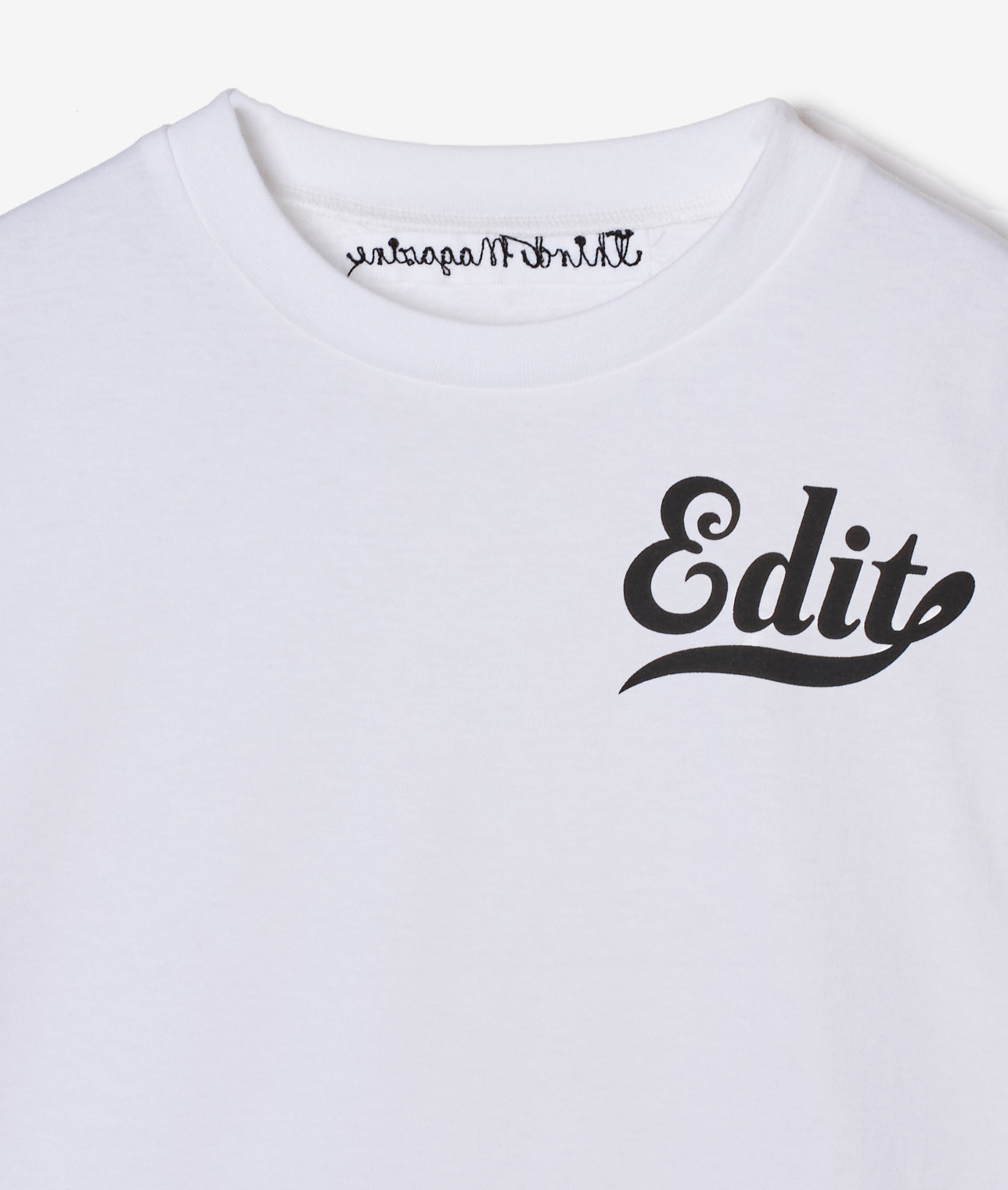 【コラボ】「Edit」ロゴTシャツ 詳細画像 レッド 5