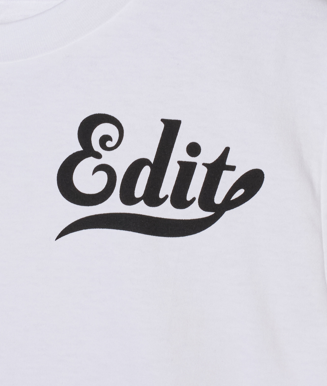 【コラボ】「Edit」ロゴTシャツ 詳細画像 レッド 6