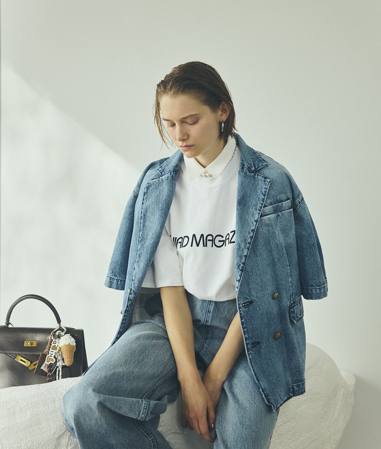 ボクシーロゴTシャツ(ホワイト) 詳細画像 ホワイト 2