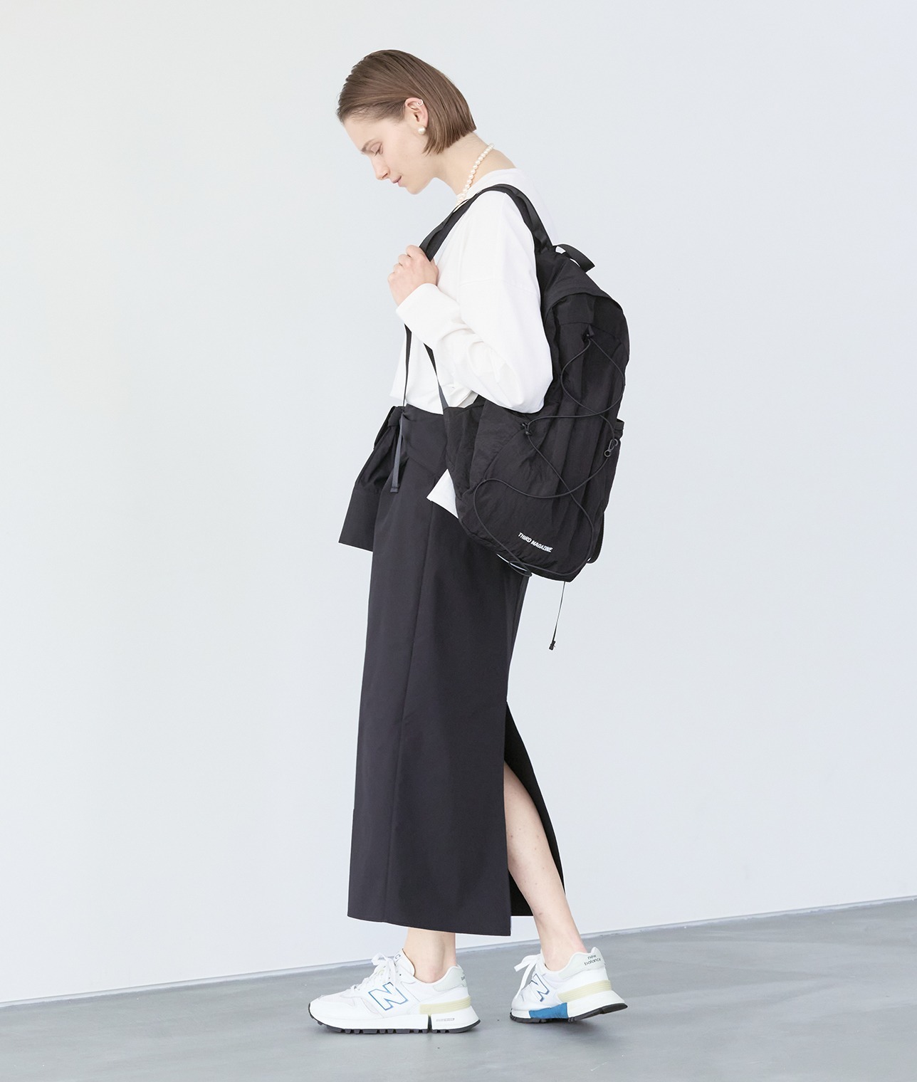 【予約】【別注】CARIBOU Mountaineering/ロゴパッカブルバックパック 詳細画像 BLACK 2