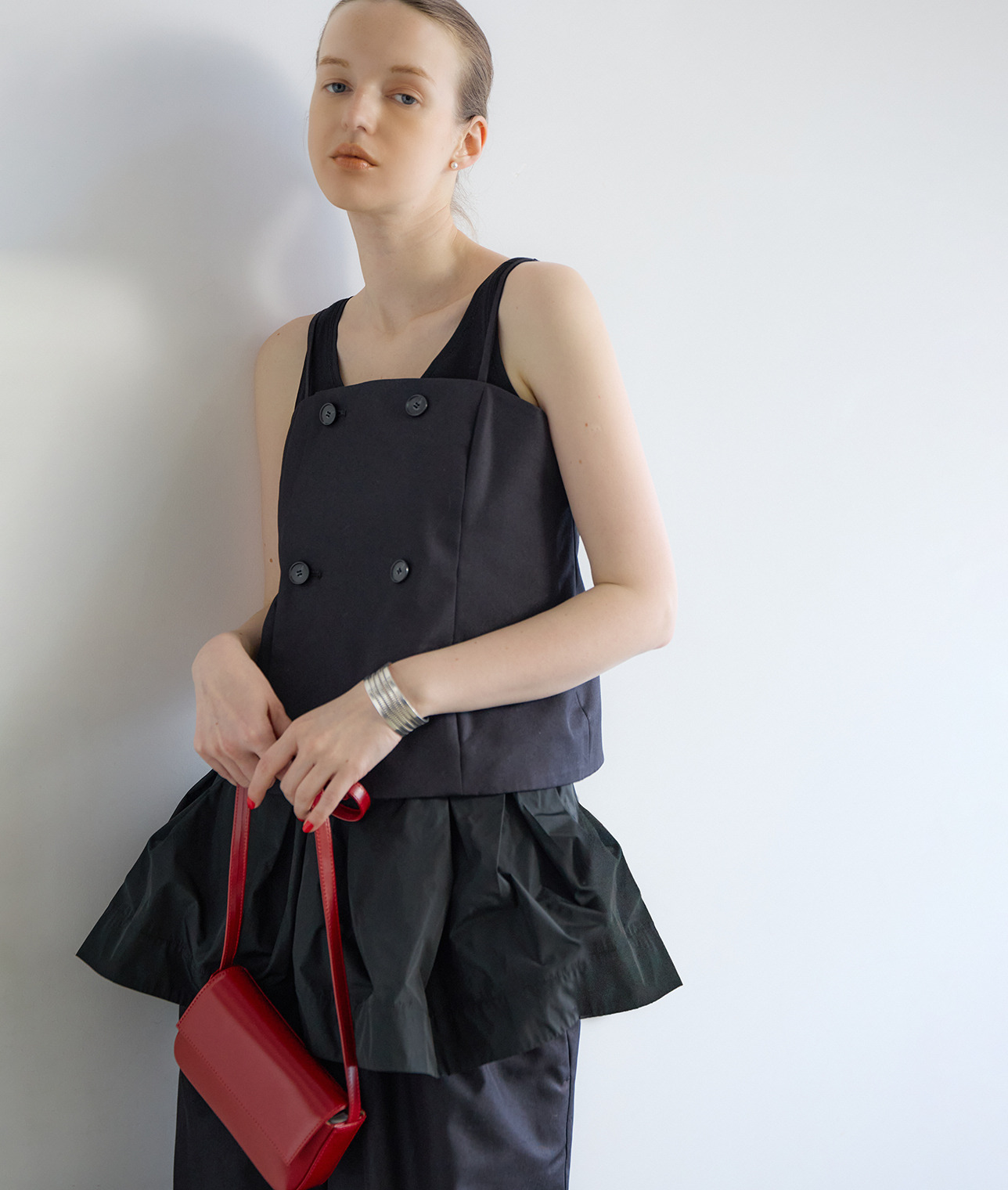 BAGLLET/カーフレザーミニショルダーバッグ 詳細画像 レッド 1