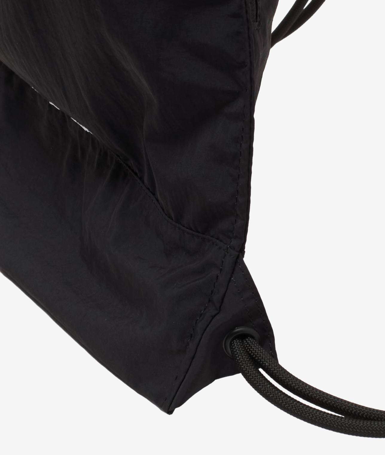 【別注】CARIBOU Mountaineering/ロゴナップサック 詳細画像 BLACK 11