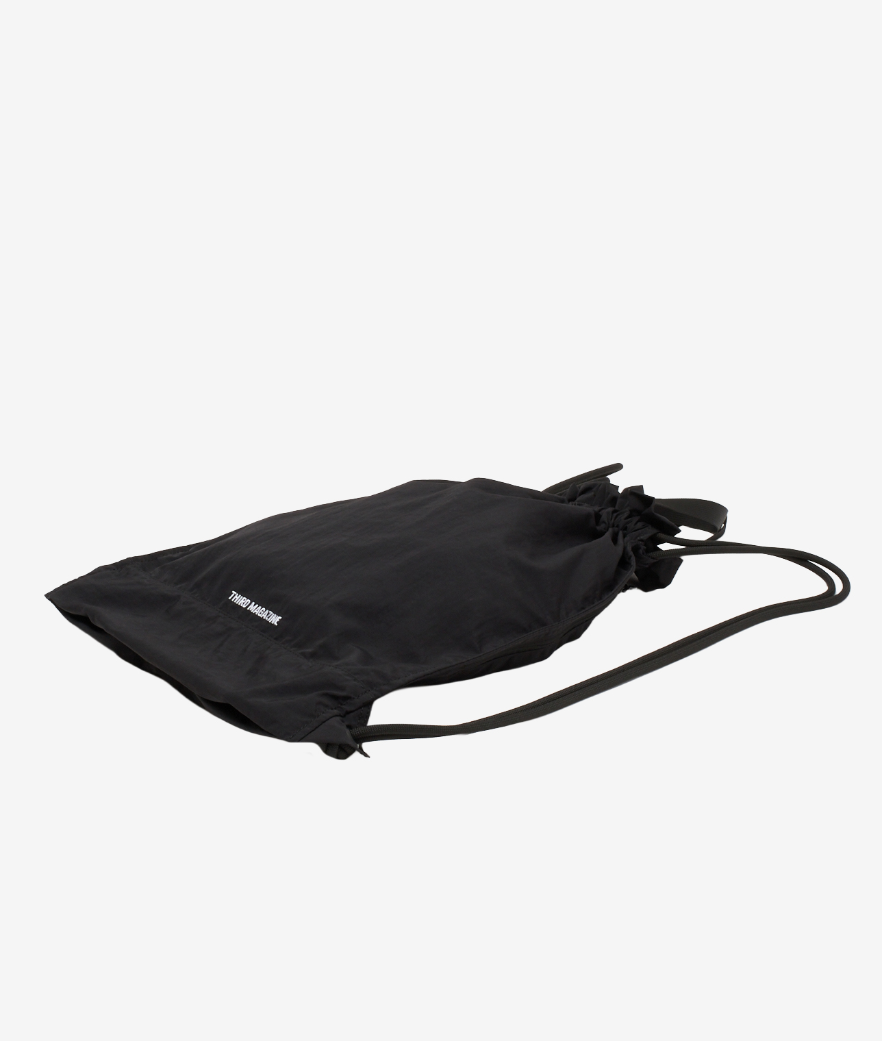 【別注】CARIBOU Mountaineering/ロゴナップサック 詳細画像 BLACK 12