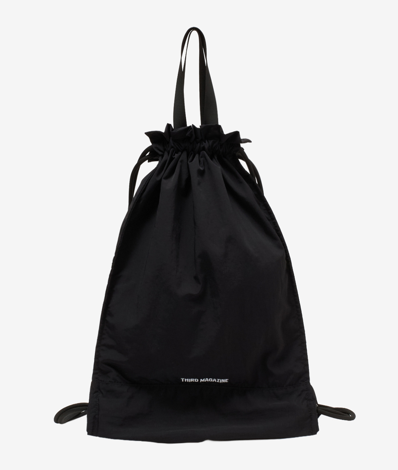 【別注】CARIBOU Mountaineering/ロゴナップサック 詳細画像 BLACK 13