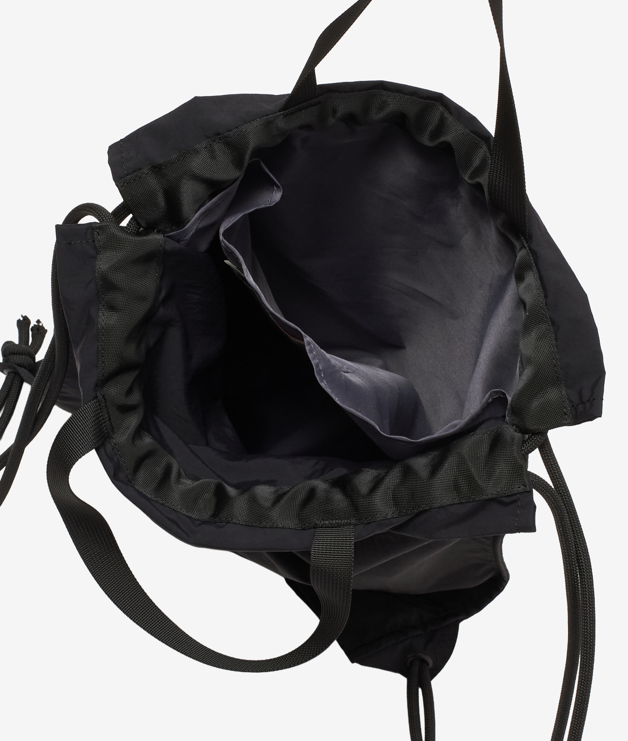 【別注】CARIBOU Mountaineering/ロゴナップサック 詳細画像 BLACK 6