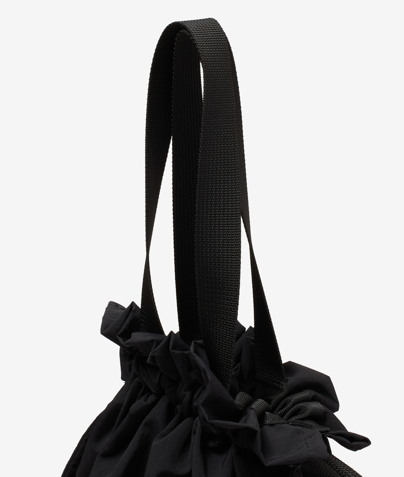 【別注】CARIBOU Mountaineering/ロゴナップサック 詳細画像 BLACK 8