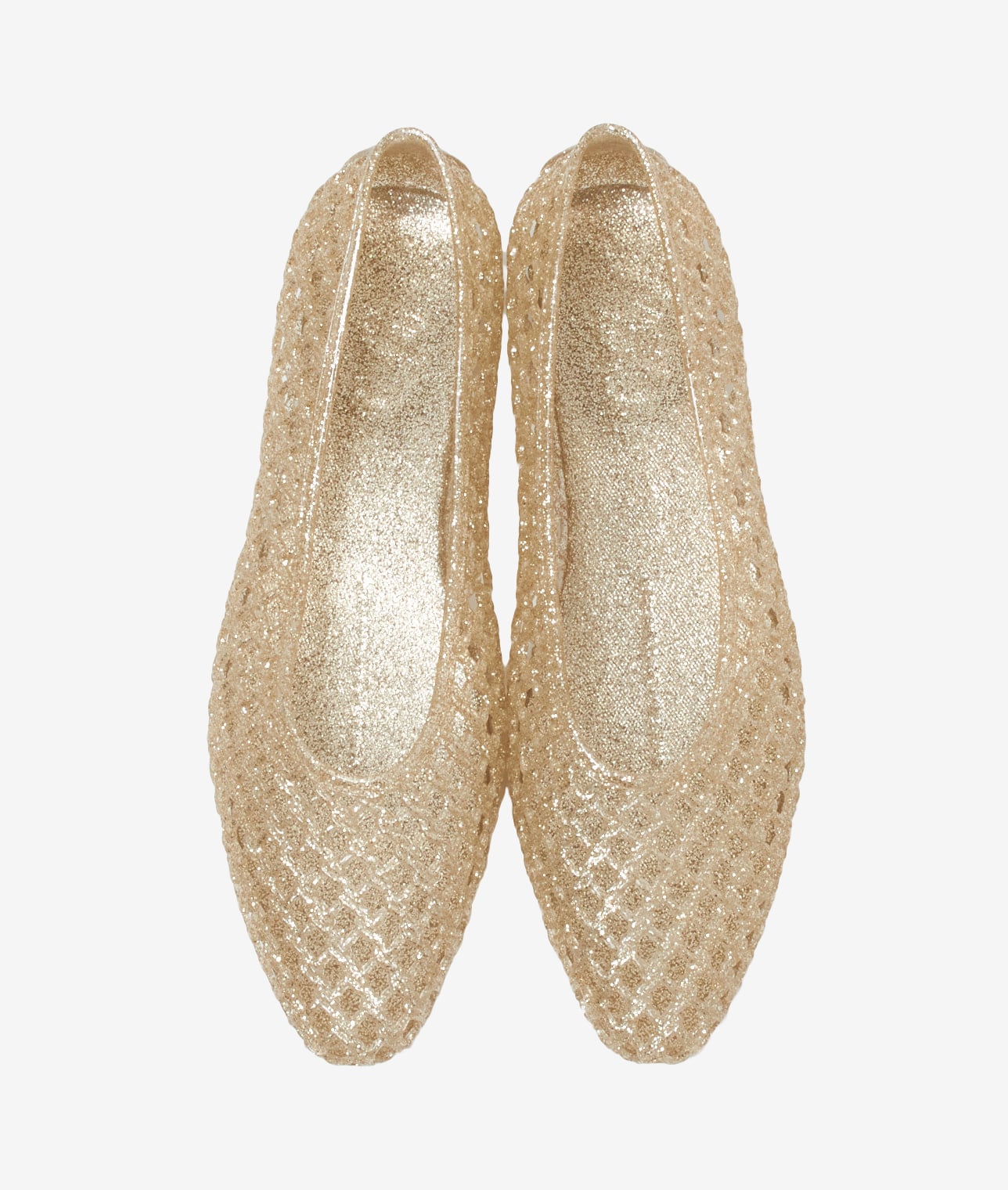 【予約】HEAVENLY JELLY/別注シャイニーメッシュパンプス 詳細画像 GOLD 6