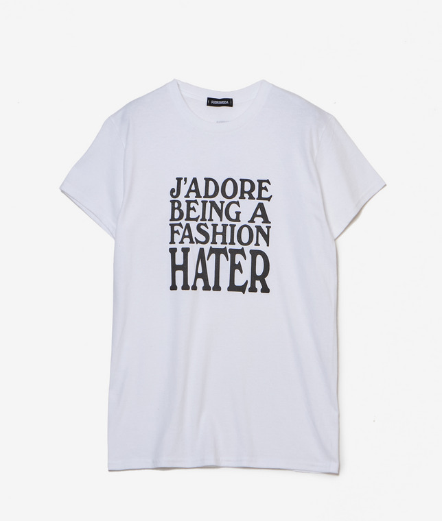 FUORIMODA/J'Adore Being A Fashion Hater T-shirt
