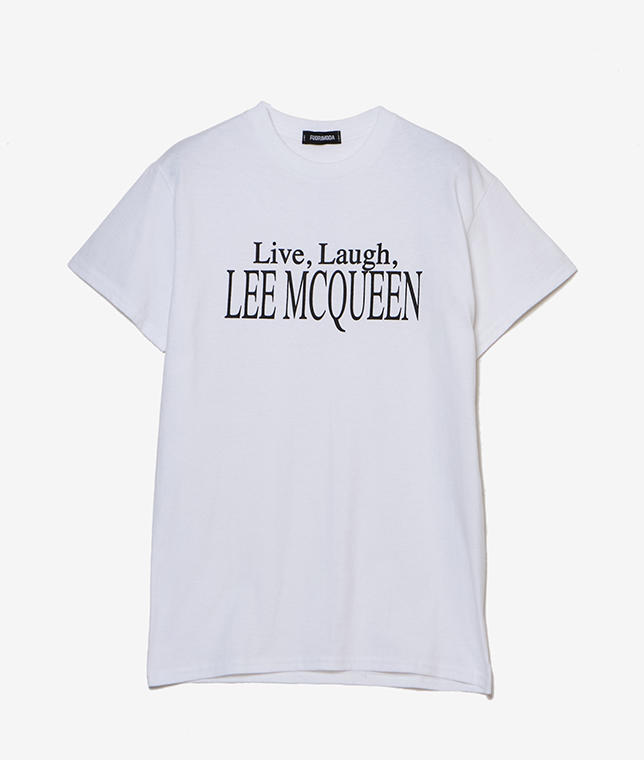 FUORIMODA/Live Laugh Lee McQueen T-shirt