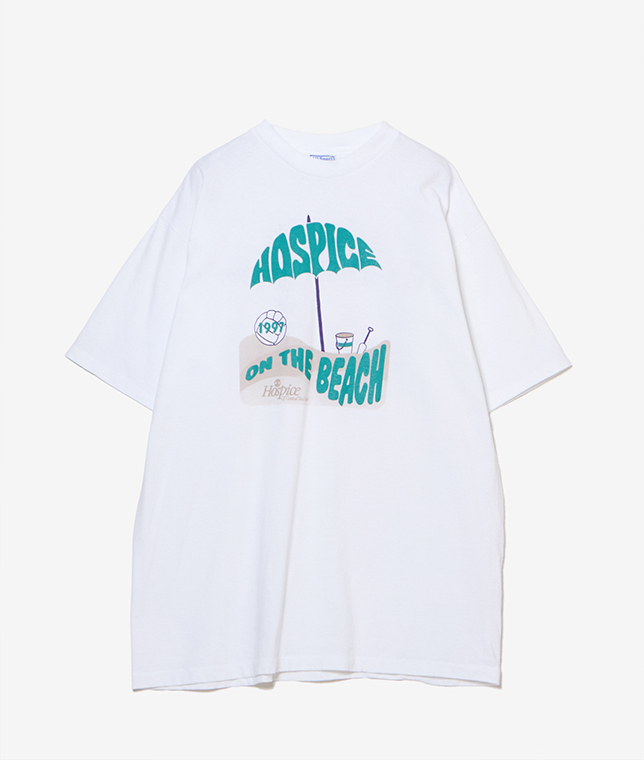 USED/HOSPICEプリントTシャツ