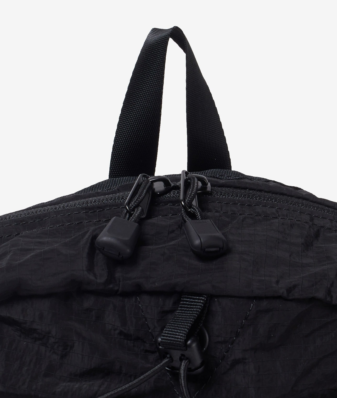 【予約】【別注】CARIBOU Mountaineering/ロゴパッカブルバックパック(BLACK) 詳細画像 BLACK 6