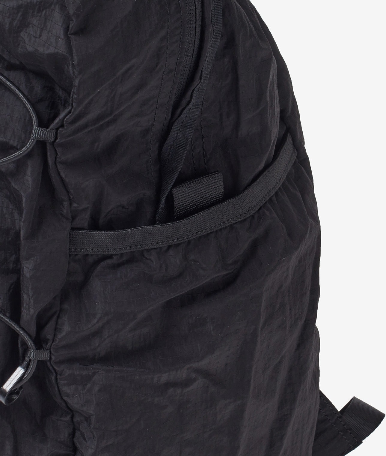 【予約】【別注】CARIBOU Mountaineering/ロゴパッカブルバックパック(BLACK) 詳細画像 BLACK 8