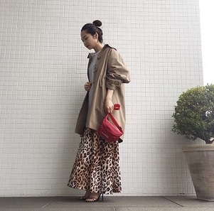 Leopard Print Skirt Coordinate