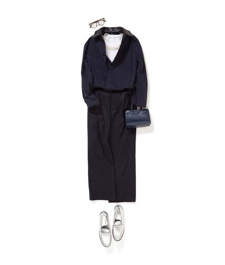 #26 COMBINAISON/コンビネゾン×レザーカラーカバーオール