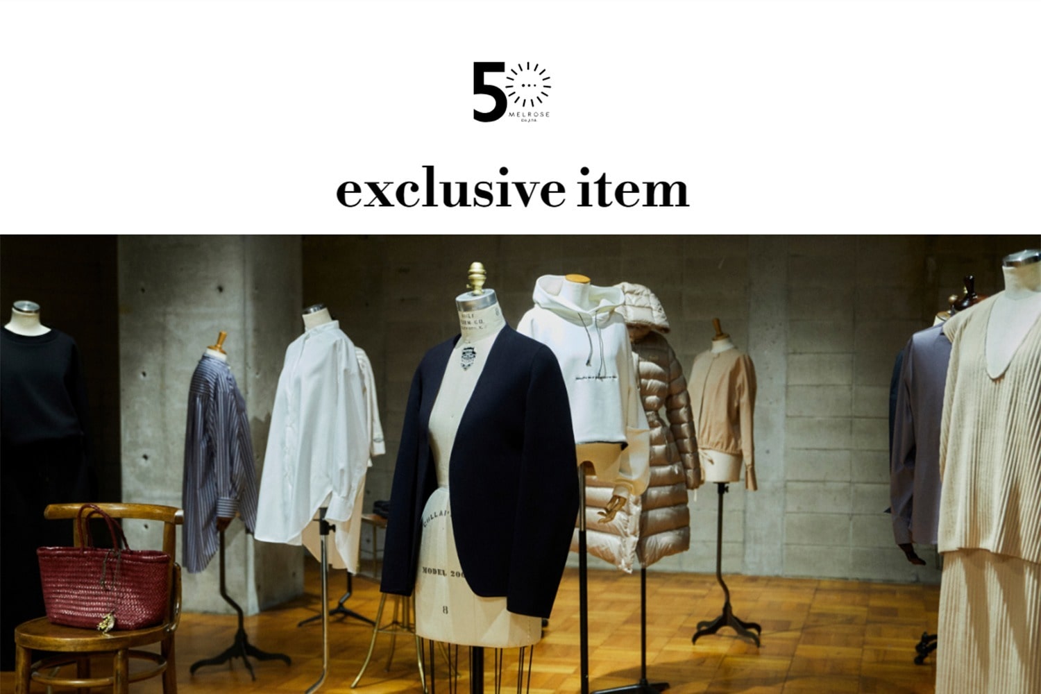 MELROSE 50TH ANNIVERSARY "メルローズでしか買えないもの"