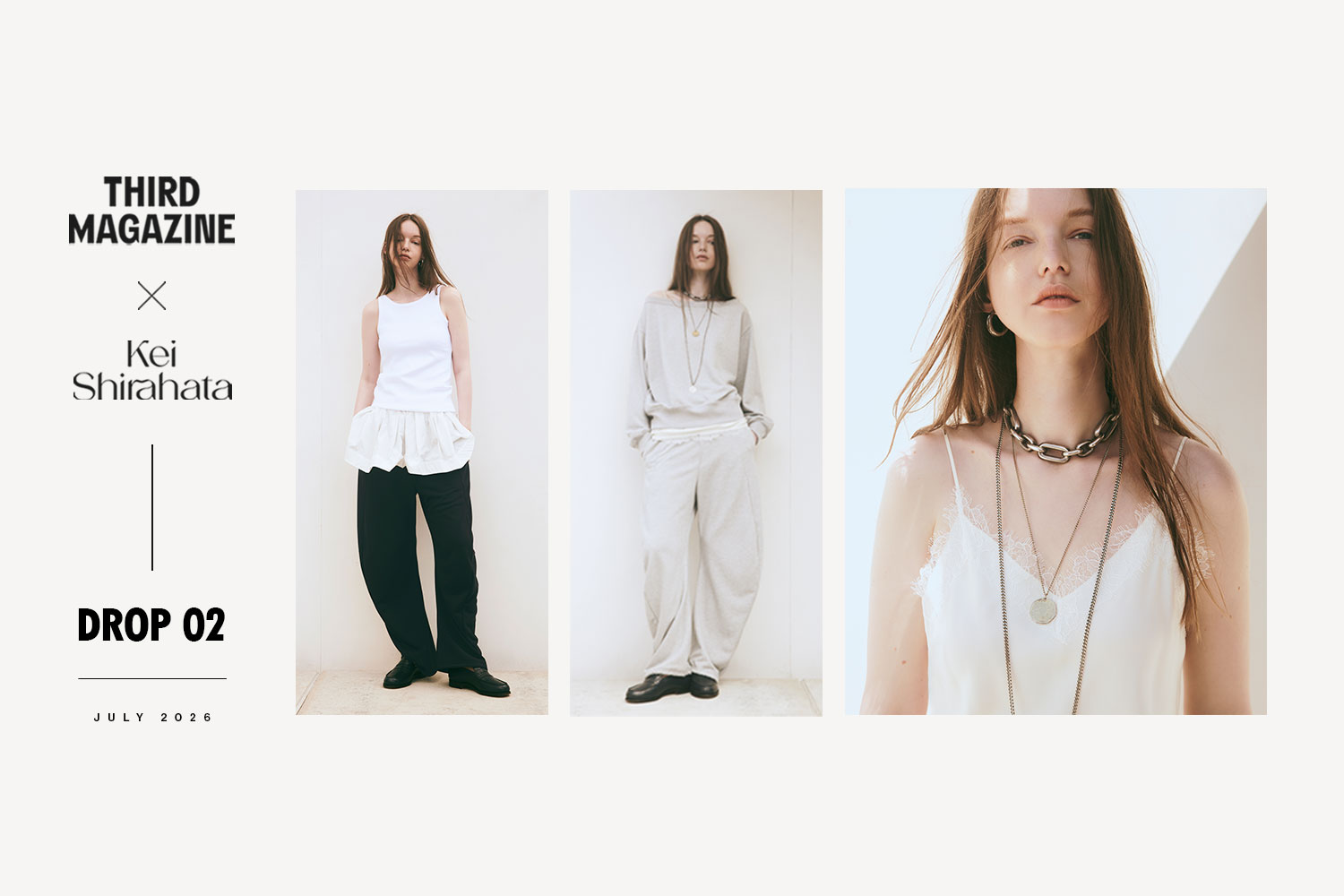 THIRDMAGAZINE&times;KeiShirahata コラボコレクション