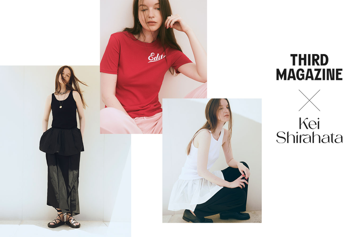 THIRDMAGAZINE&times;KeiShirahata コラボコレクション